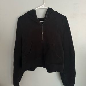 Lululemon Scuba Oversized Half-Zip Hoodie Black